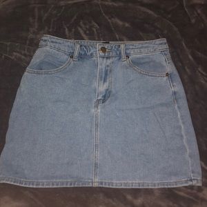 jean skirt